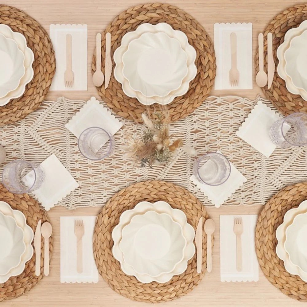 ECO CREAM COCKTAIL NAPKINS