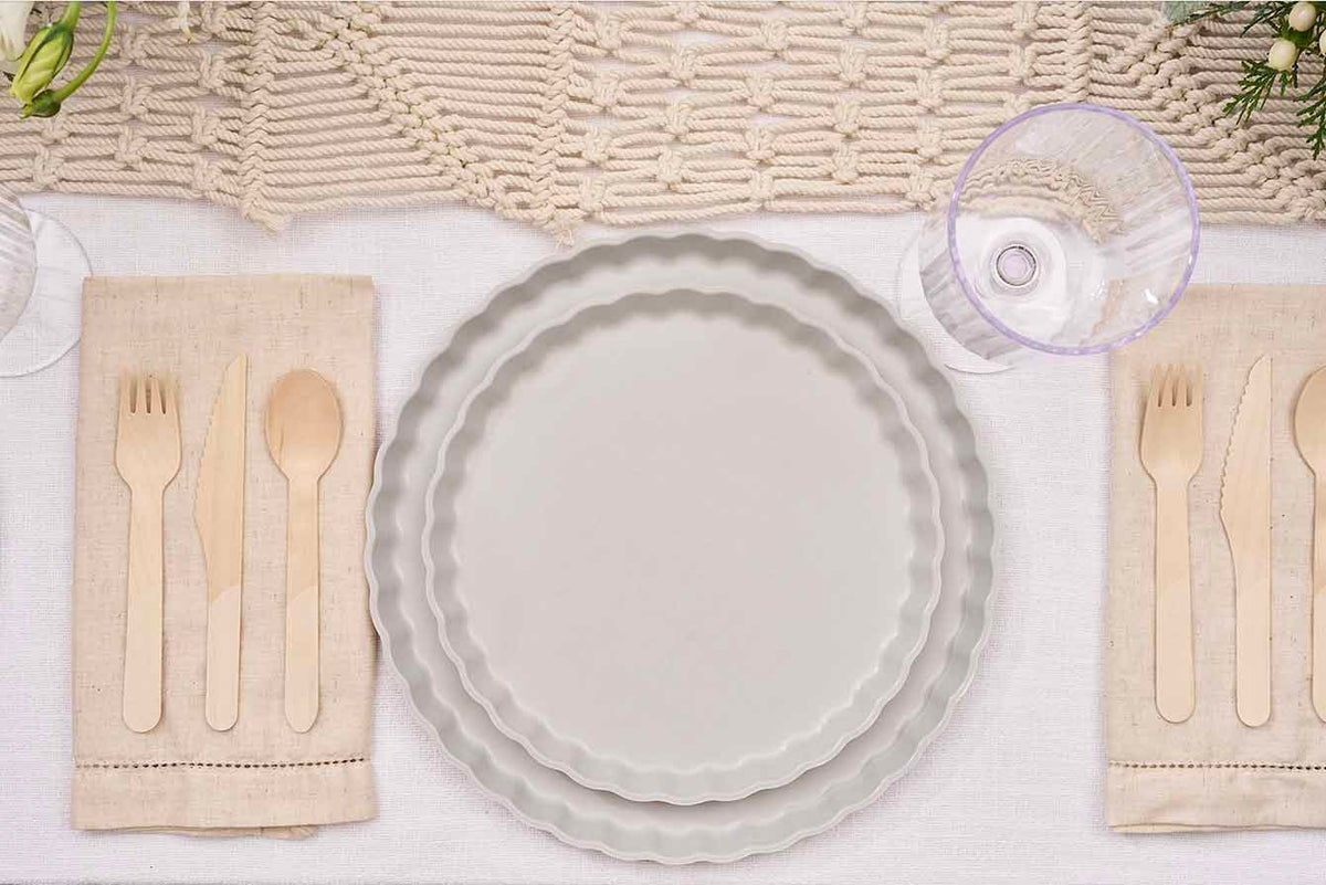 ECO CONCRETE DINNER PLATES