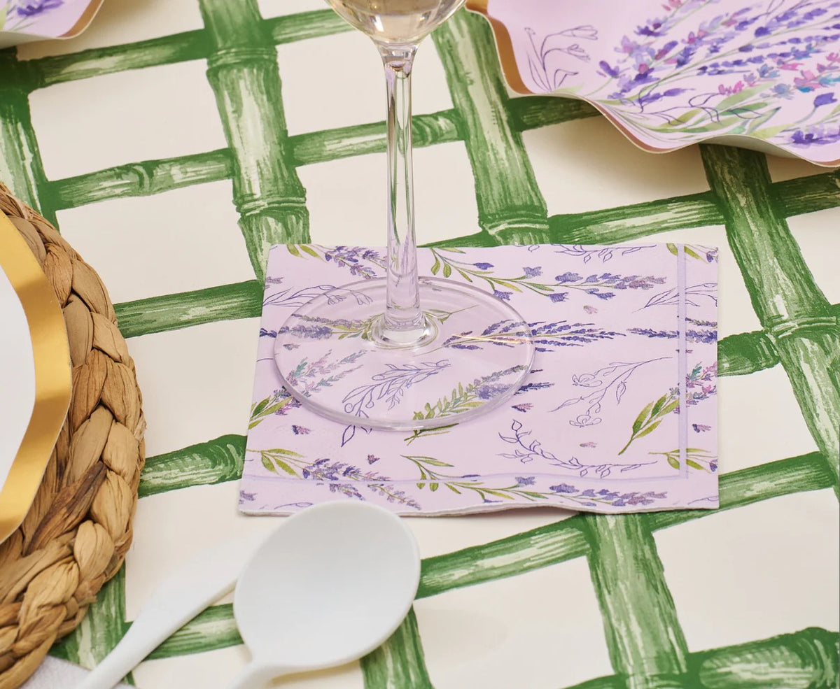 LAVENDER FIELDS COCKTAIL NAPKINS