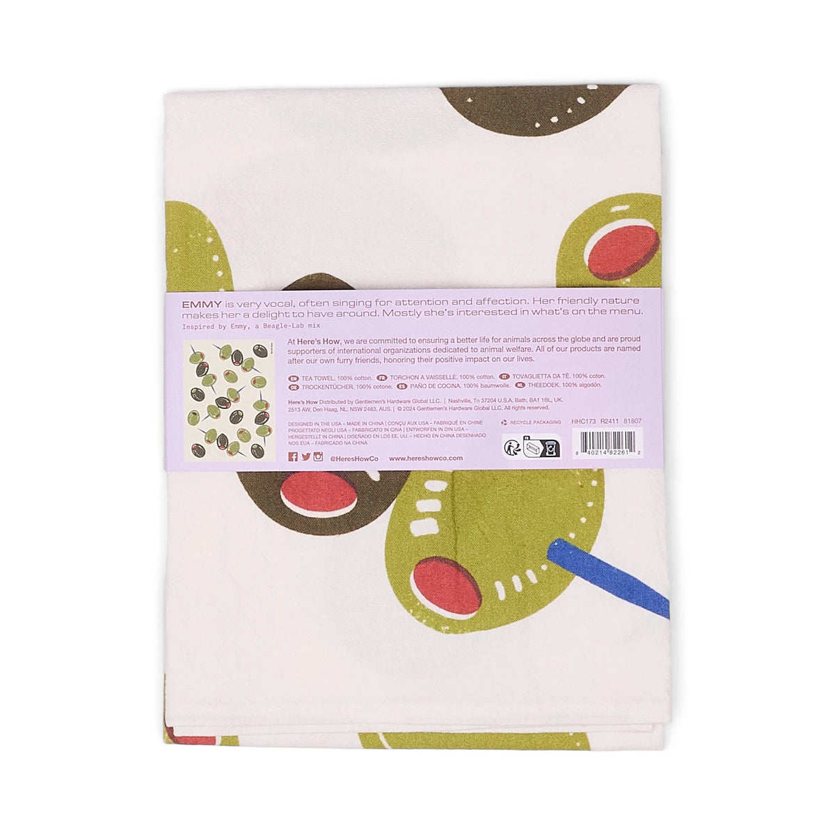 THE EMMY TEA TOWEL