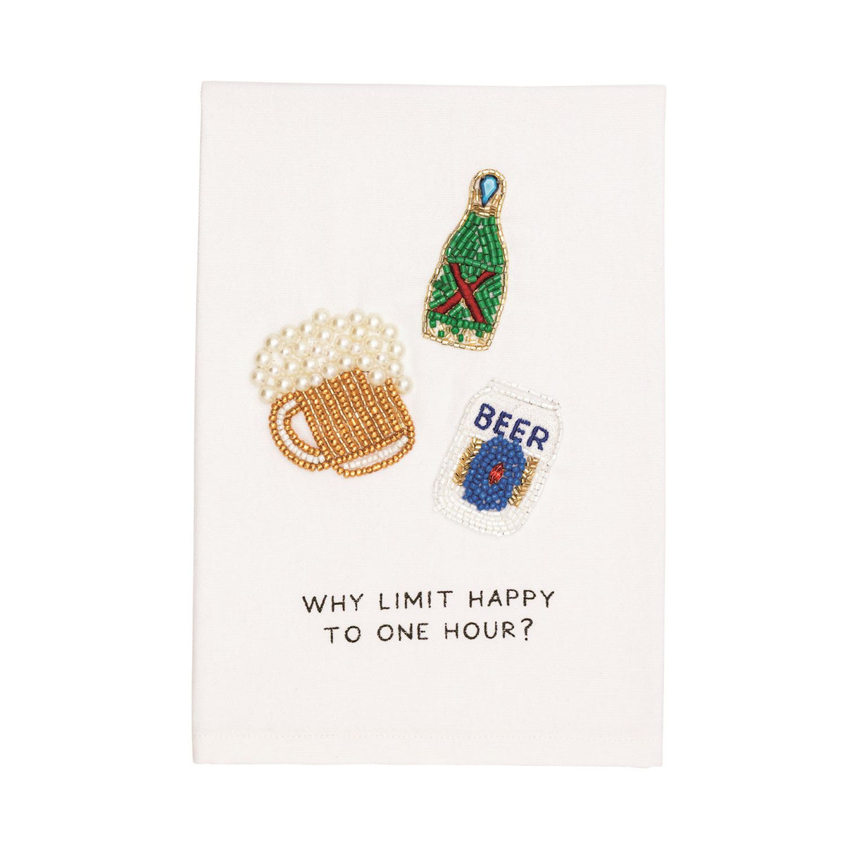 BEADED COCKTAIL TOWELS
