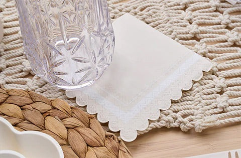 ECO CREAM COCKTAIL NAPKINS