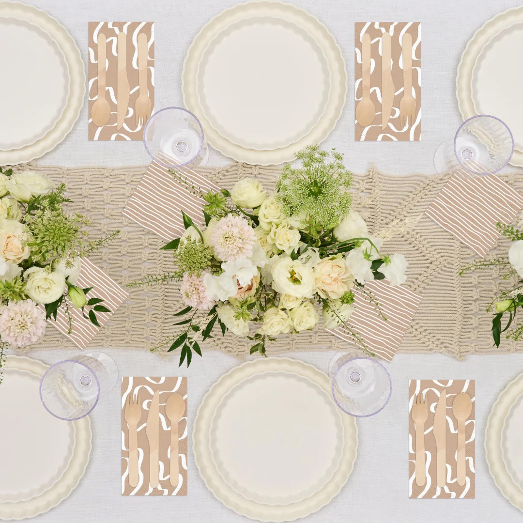 ECO WHITE DESSERT PLATES
