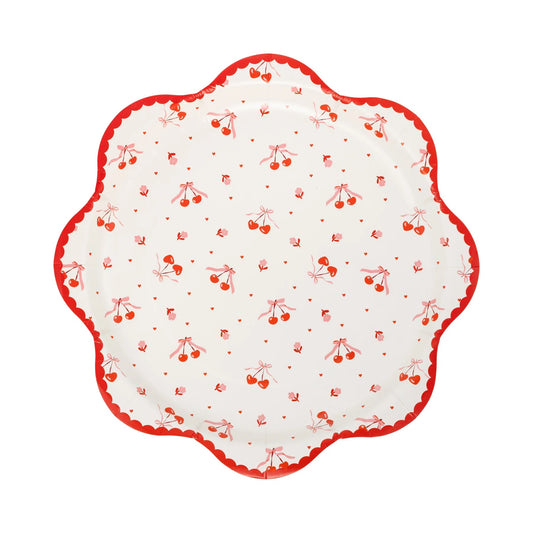 TOSSED CHERRY DINNER PLATES