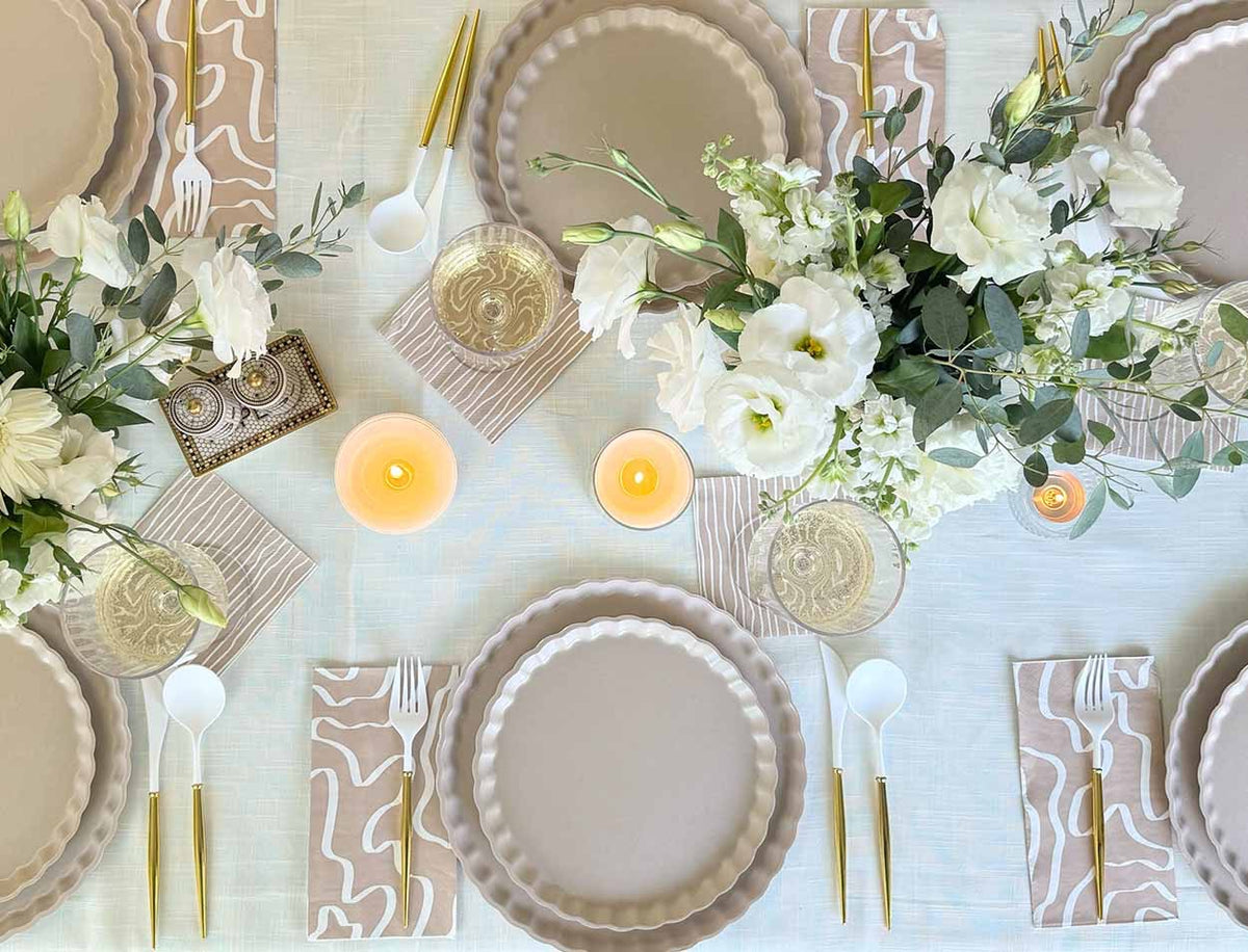 ECO SAND DESSERT PLATES