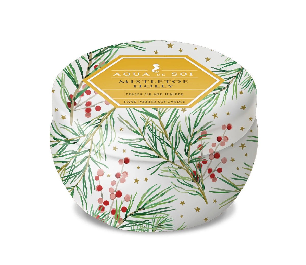 Mistletoe & Holly | 4oz Petite Tin