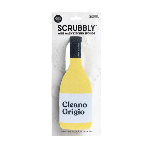 SCRUBBLY WINE BOTTLE KITCHEN SPONGES 8 DESIGNS