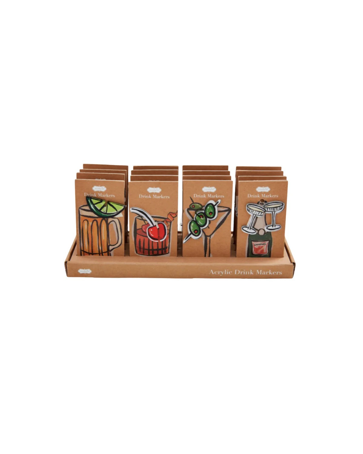 ACRYLIC DRINK MARKERS SETS