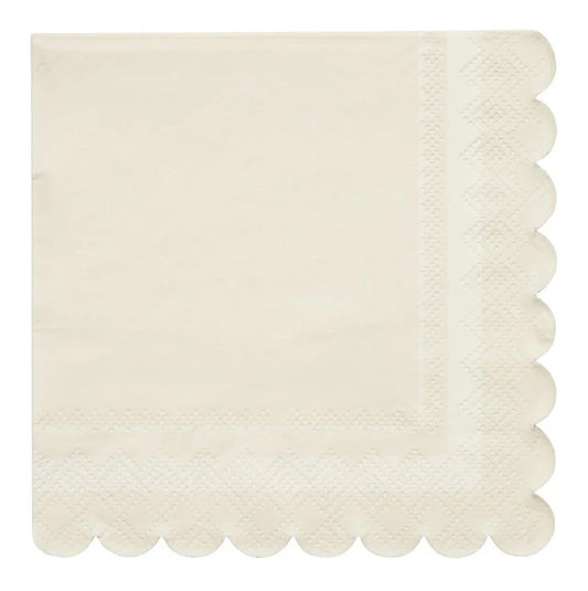ECO CREAM COCKTAIL NAPKINS