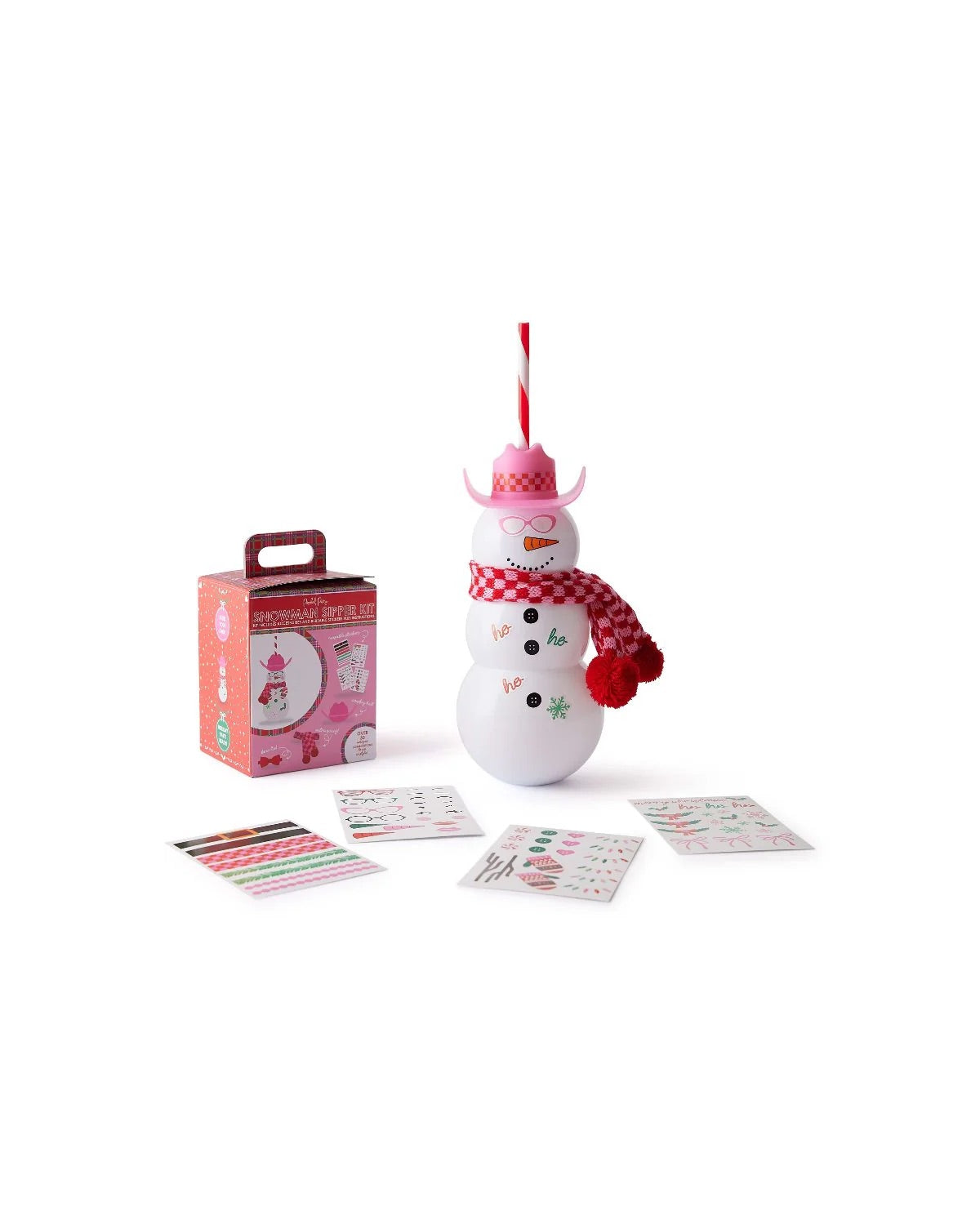 SNOWMAN SIPPER & ACCESSORY BUNDLE