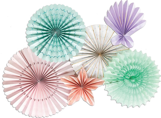 UNDER THE SEA  PARTY FANS SET