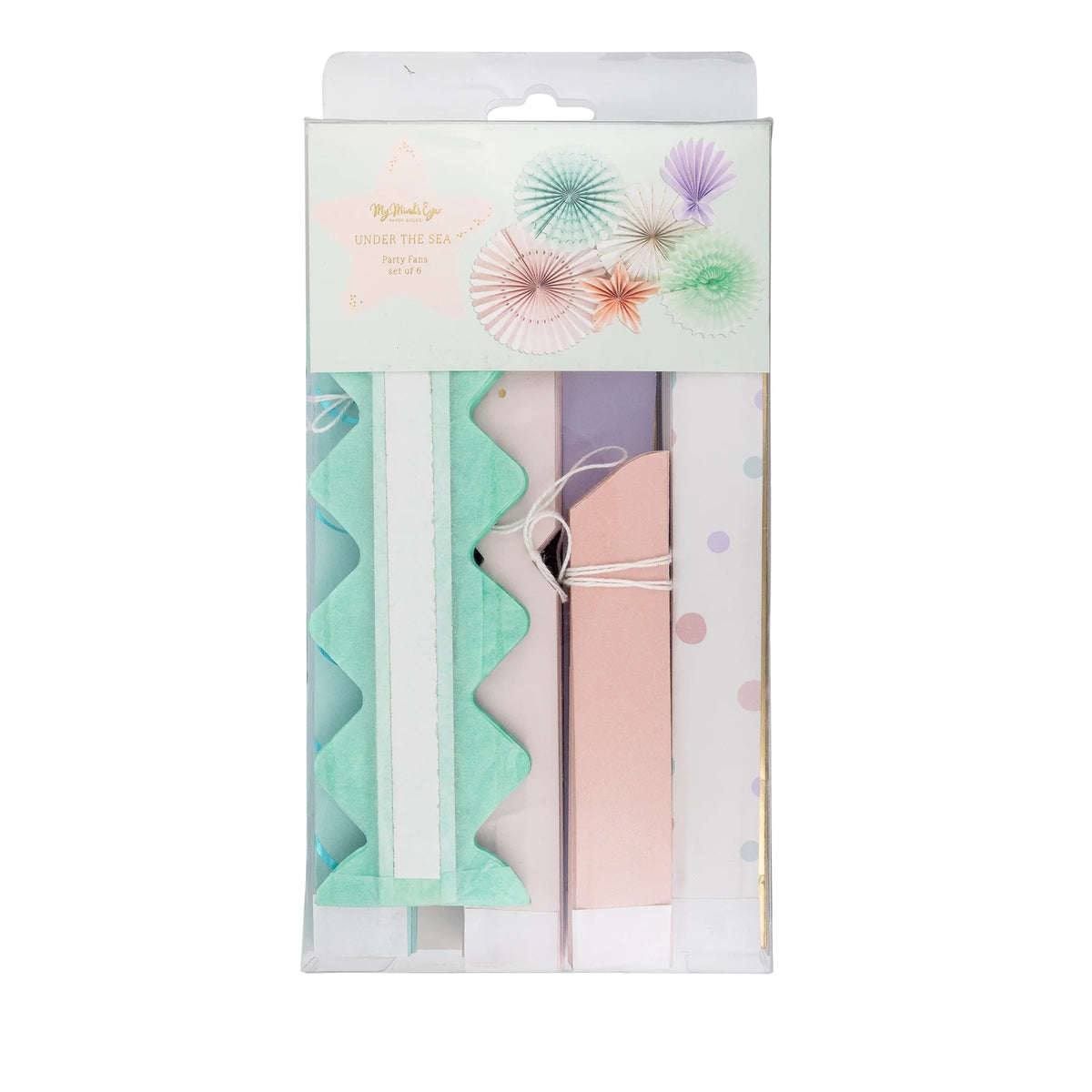 UNDER THE SEA  PARTY FANS SET