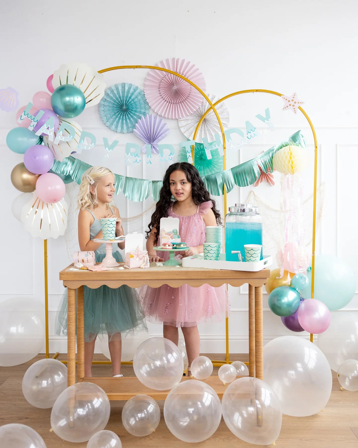UNDER THE SEA  PARTY FANS SET