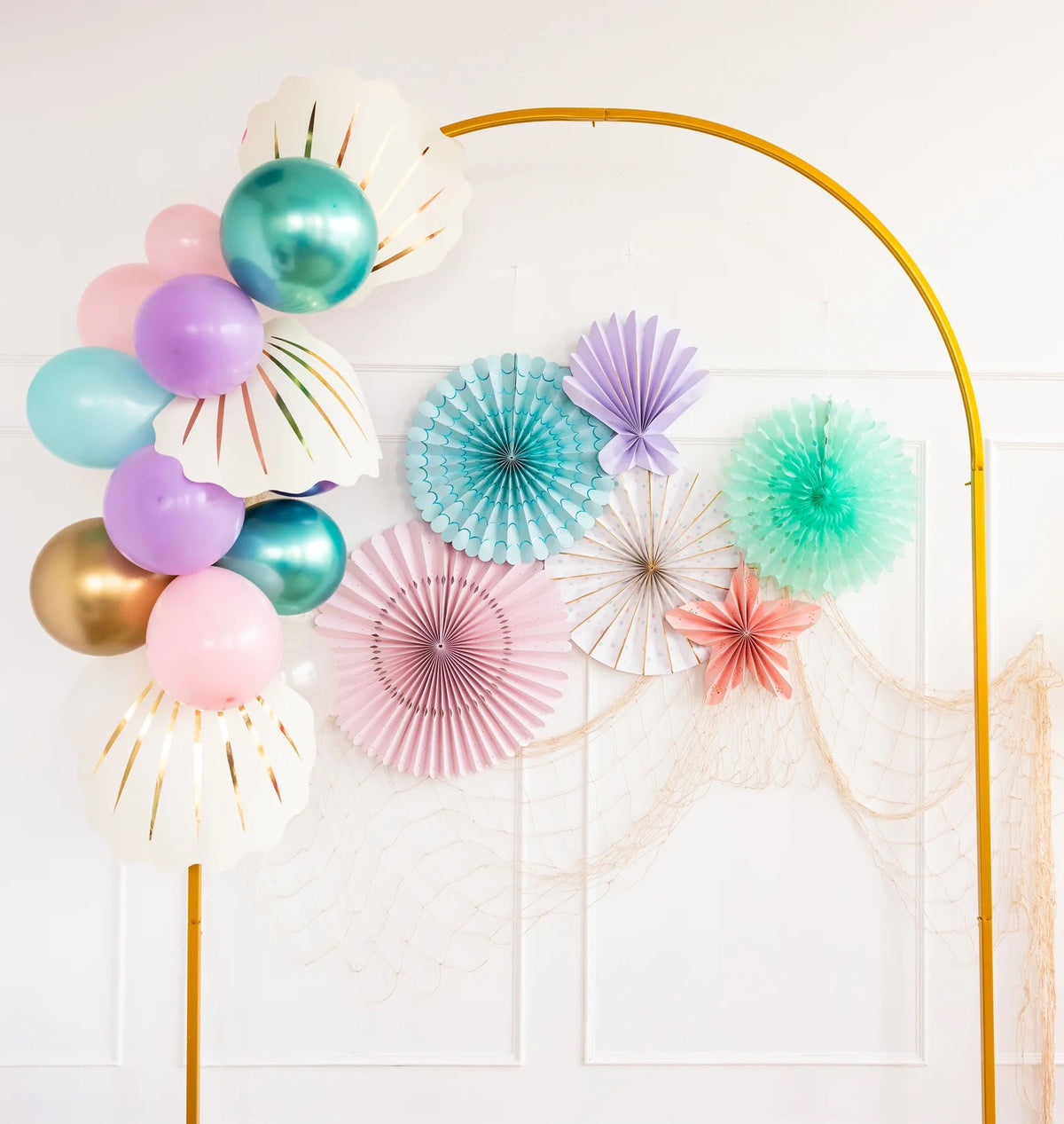 UNDER THE SEA  PARTY FANS SET