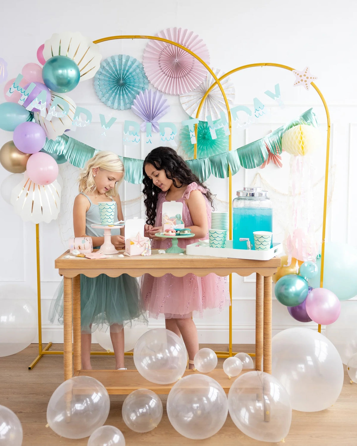 UNDER THE SEA  PARTY FANS SET