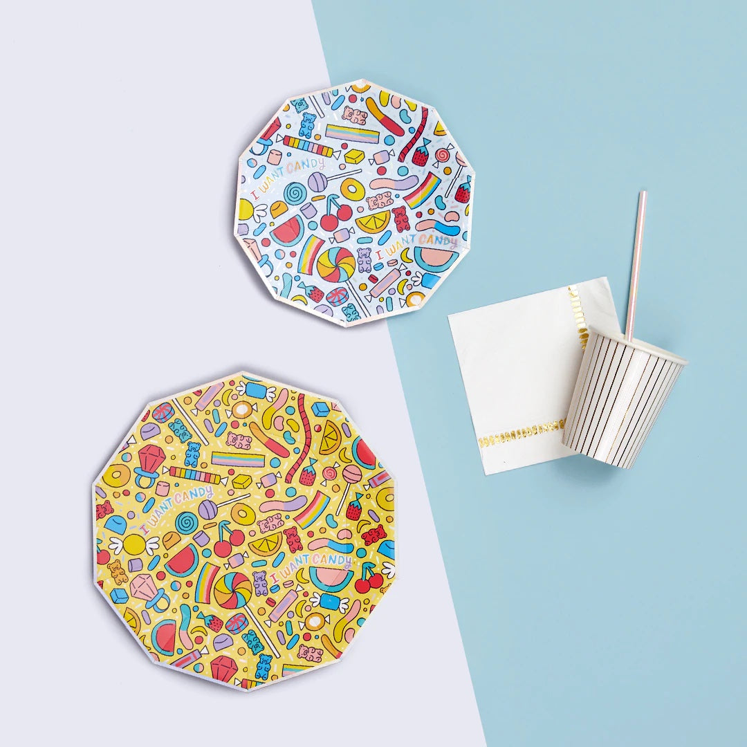 I Want Candy Dinner  Plates