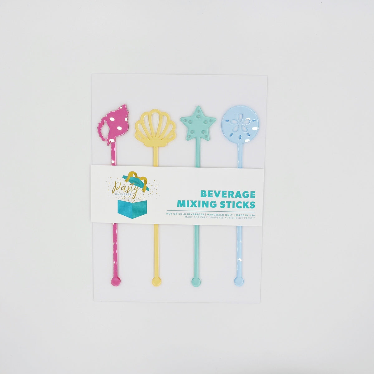 SEASHELLS DRINK STIRRERS